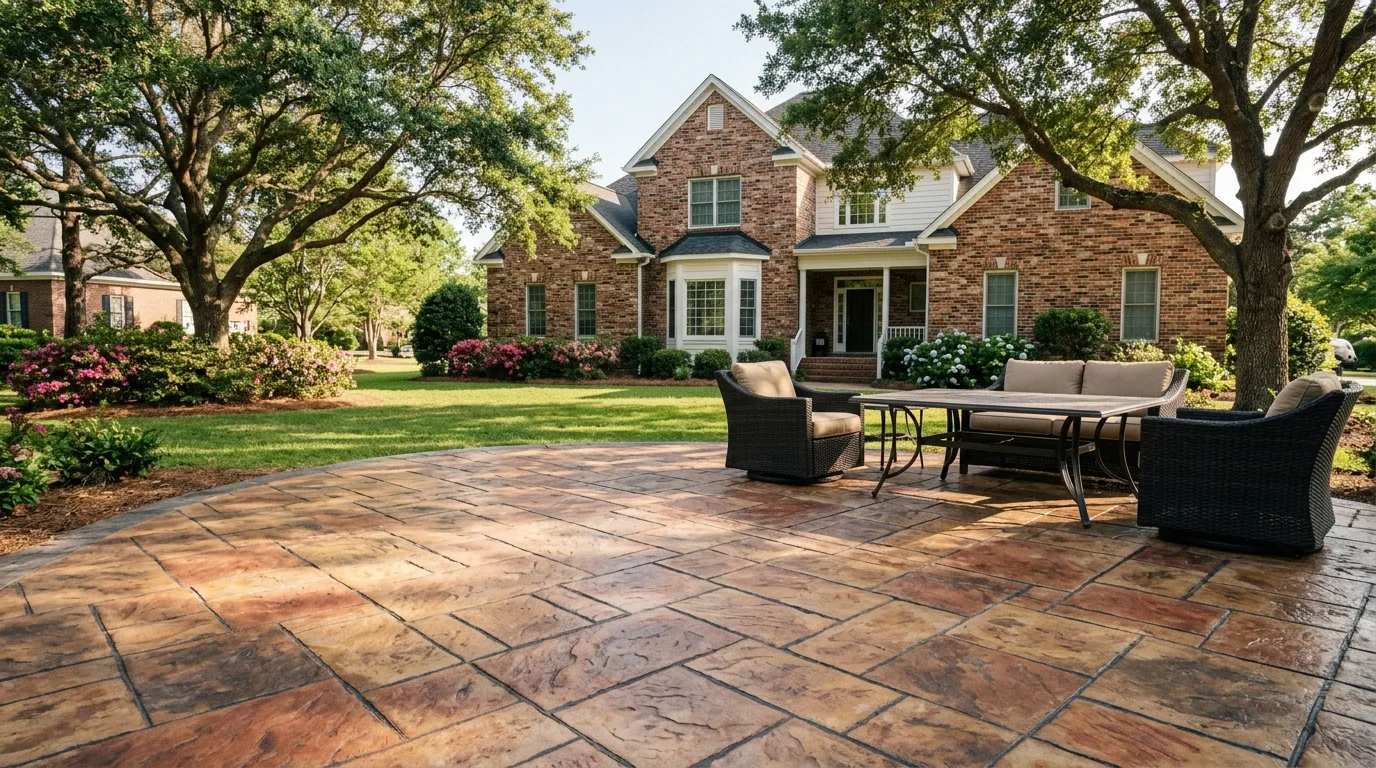 Decorative Concrete Options for Baxter Village Homes: Stamped, Stained, and More